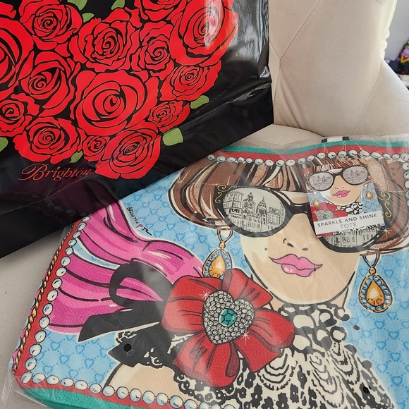 SOLD!! NWT 💫Brighton Multi-Color Sparkle & Shine Tote💫 - Picture 6 of 8